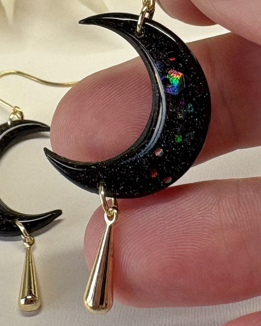 Crescent Moon Earrings | Fairycore