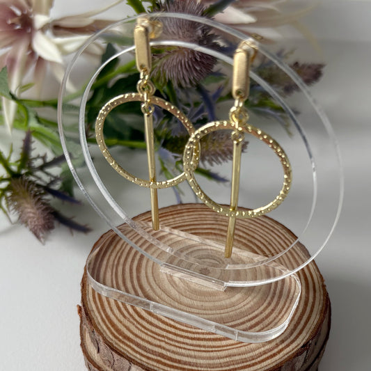 Elgin | Gold Drop Earrings
