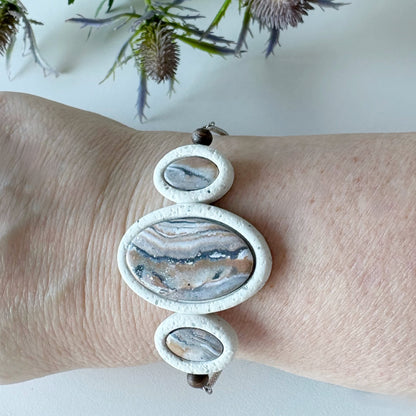 ABIGAIL Bracelet | Layered Geode