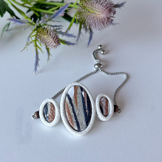 ABIGAIL Bracelet | Layered Geode