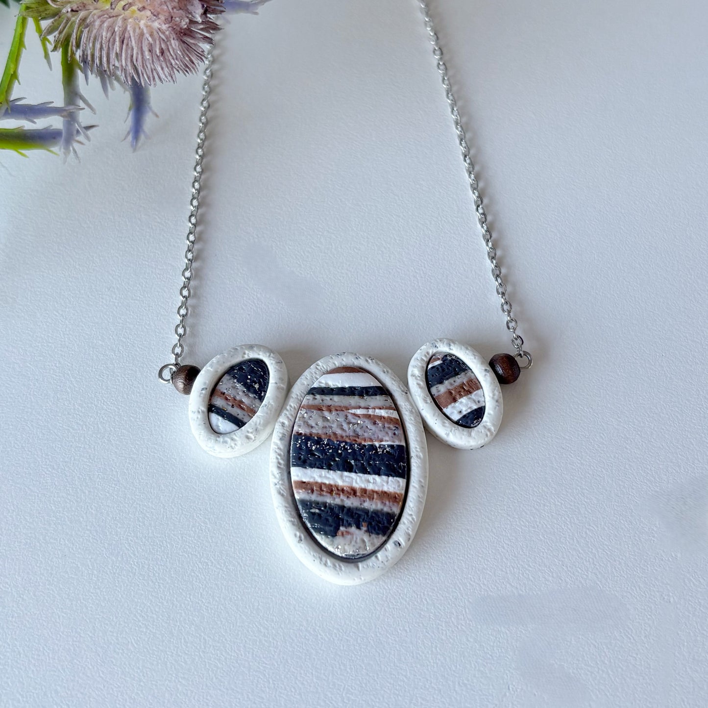 ABIGAIL Pendant Necklace | Layered Geode
