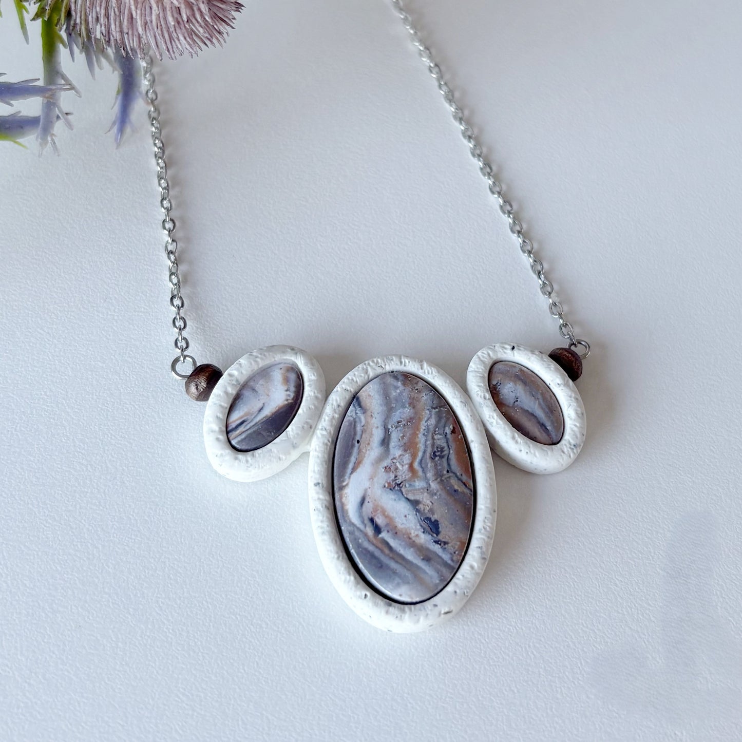 ABIGAIL Pendant Necklace | Granite Geode