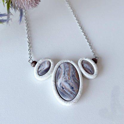 ABIGAIL Pendant Necklace | Granite Geode