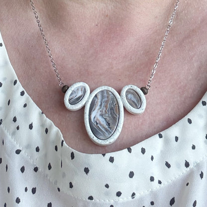 ABIGAIL Pendant Necklace | Granite Geode