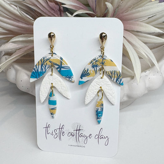 Trio Drop Earrings | Beach