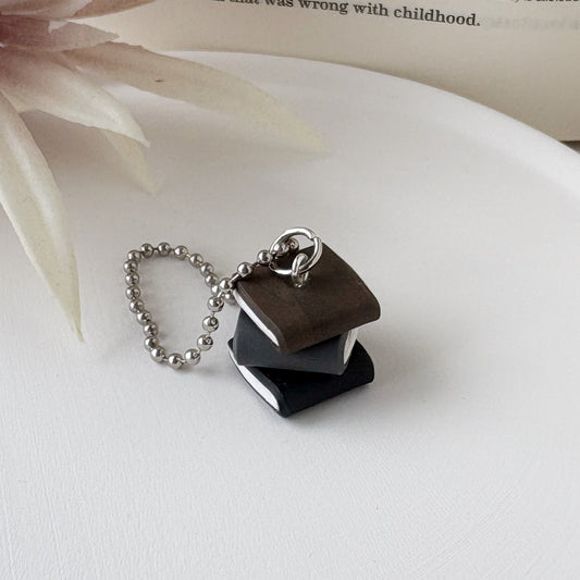 Book Stack Keyring | Browns