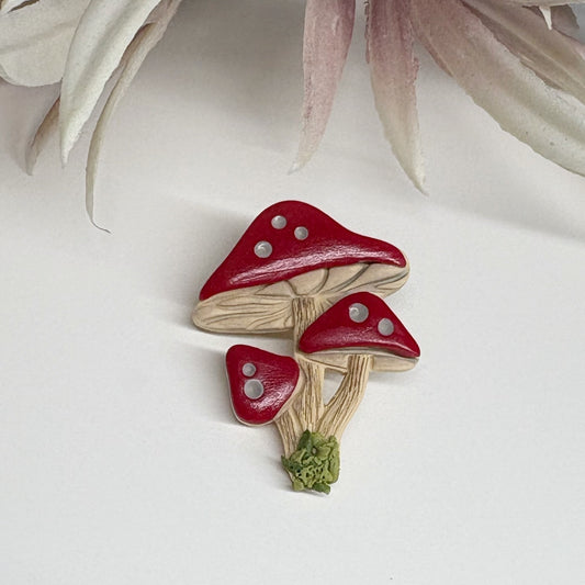 Mushroom Red Pin | Fairycore