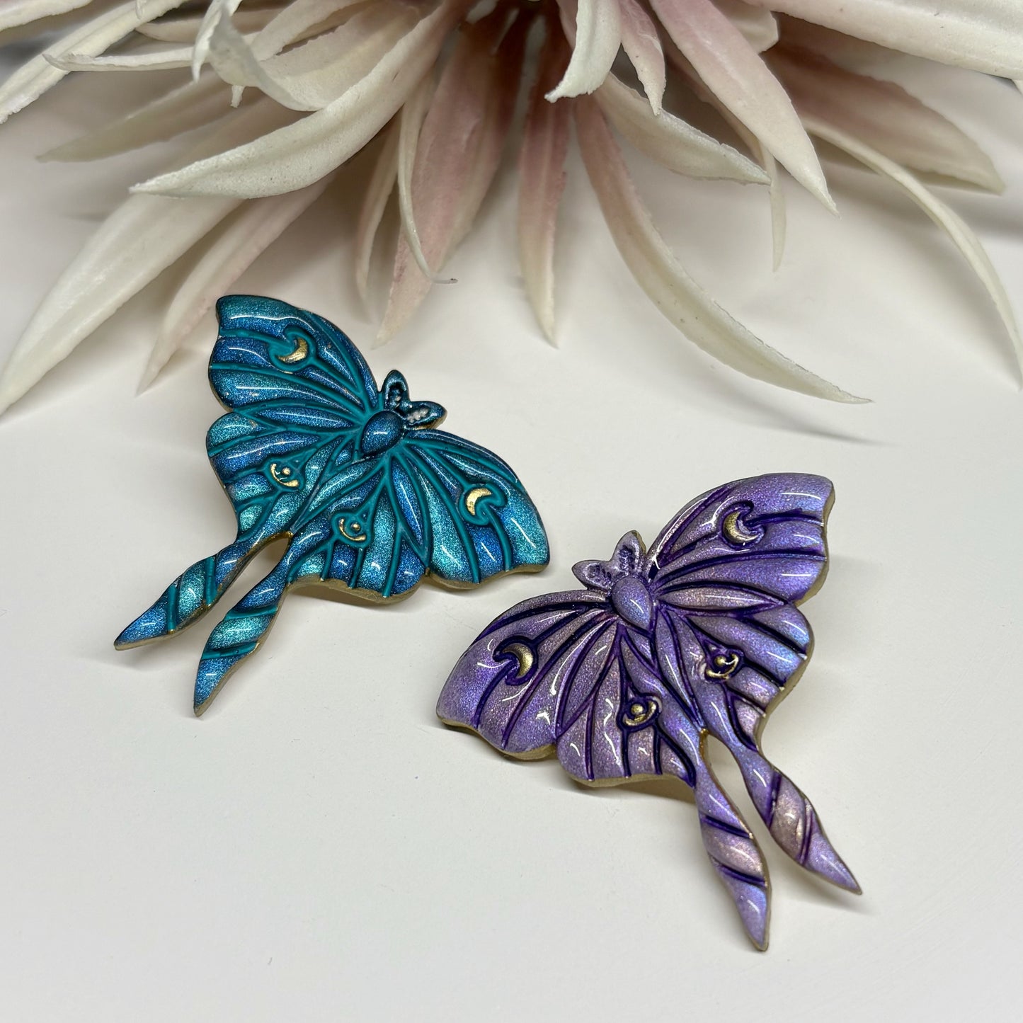 Moon Moth Pin | Fairycore | Lavender