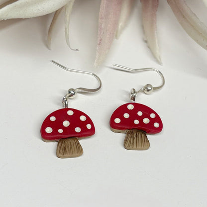 Mushroom Dangle Earrings