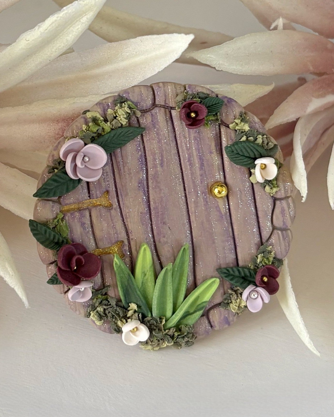 Fairy Door | Hobbit Door | Mauve Shimmer