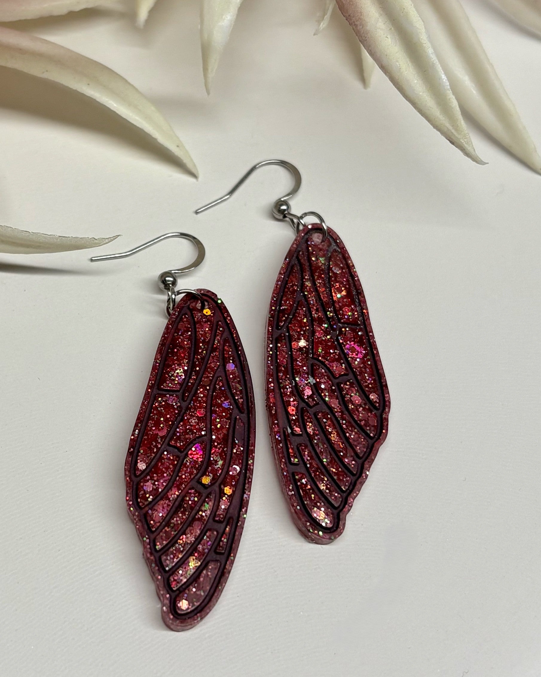 Fairy Wings Earrings | Opal Effect