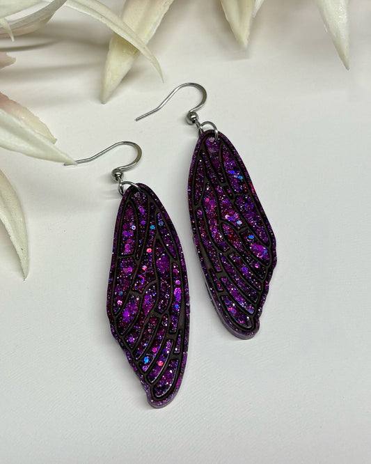 Fairy Wings Earrings | Opal Effect