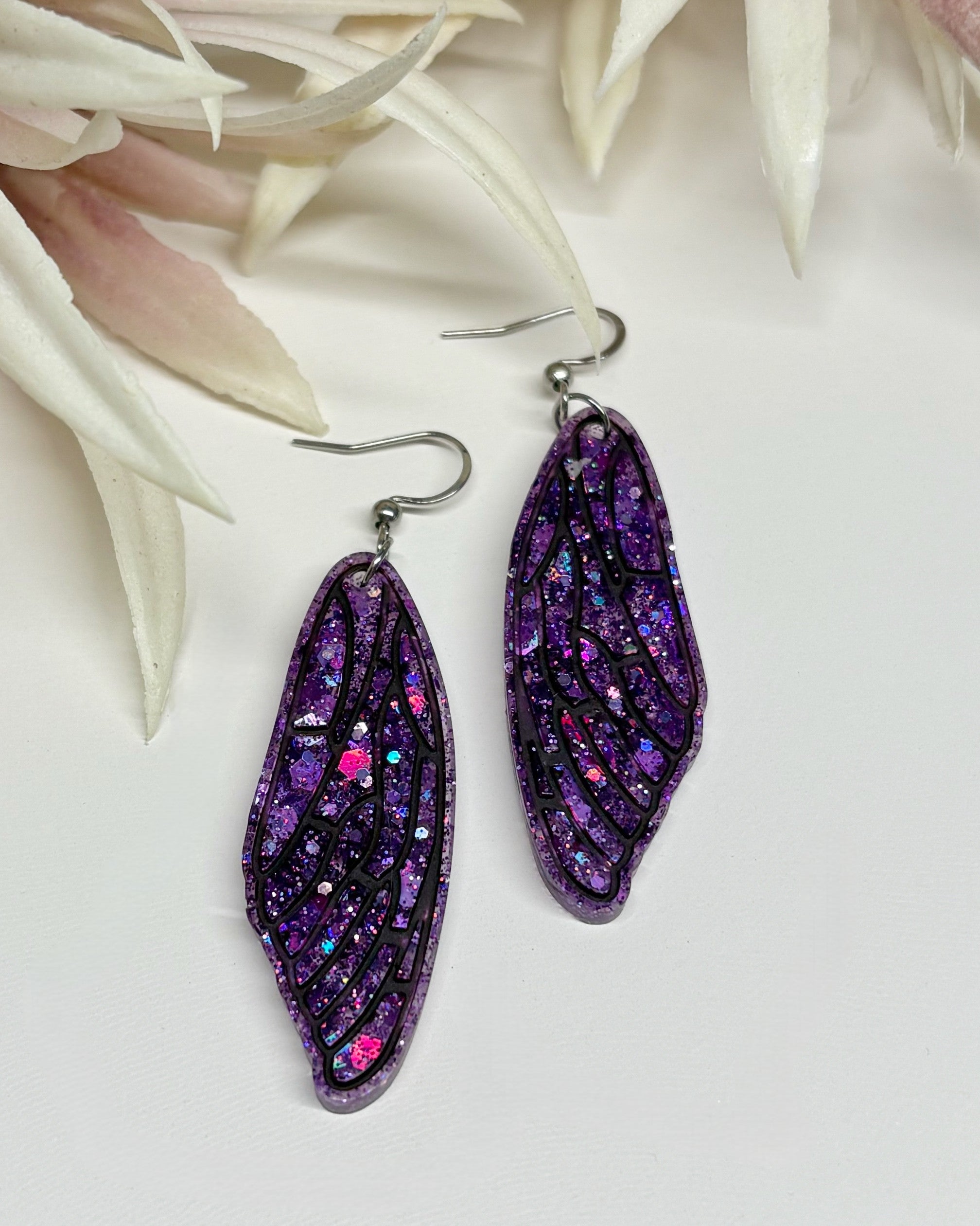 Fairy Wings Earrings | Opal Effect