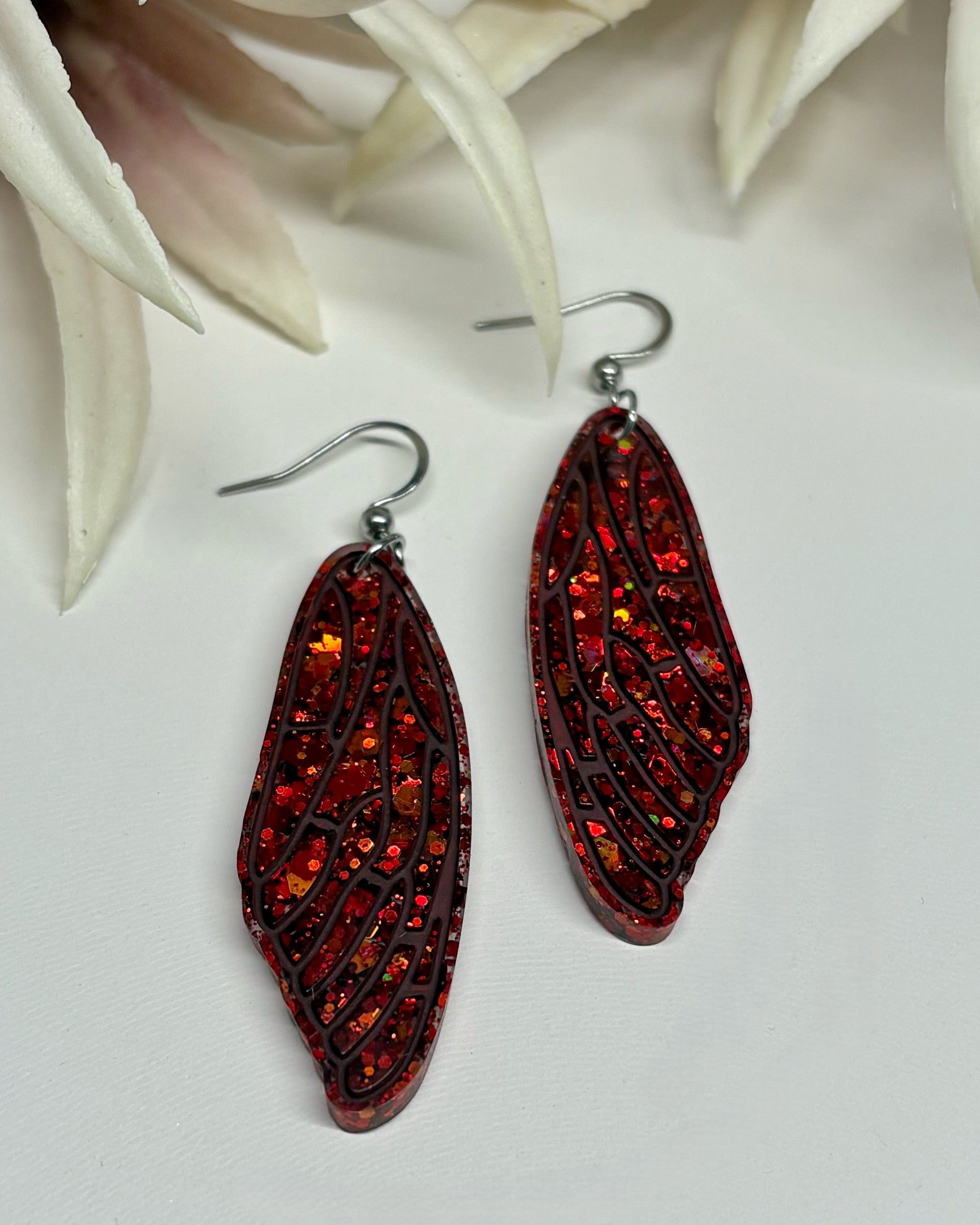 Fairy Wings Earrings | Opal Effect