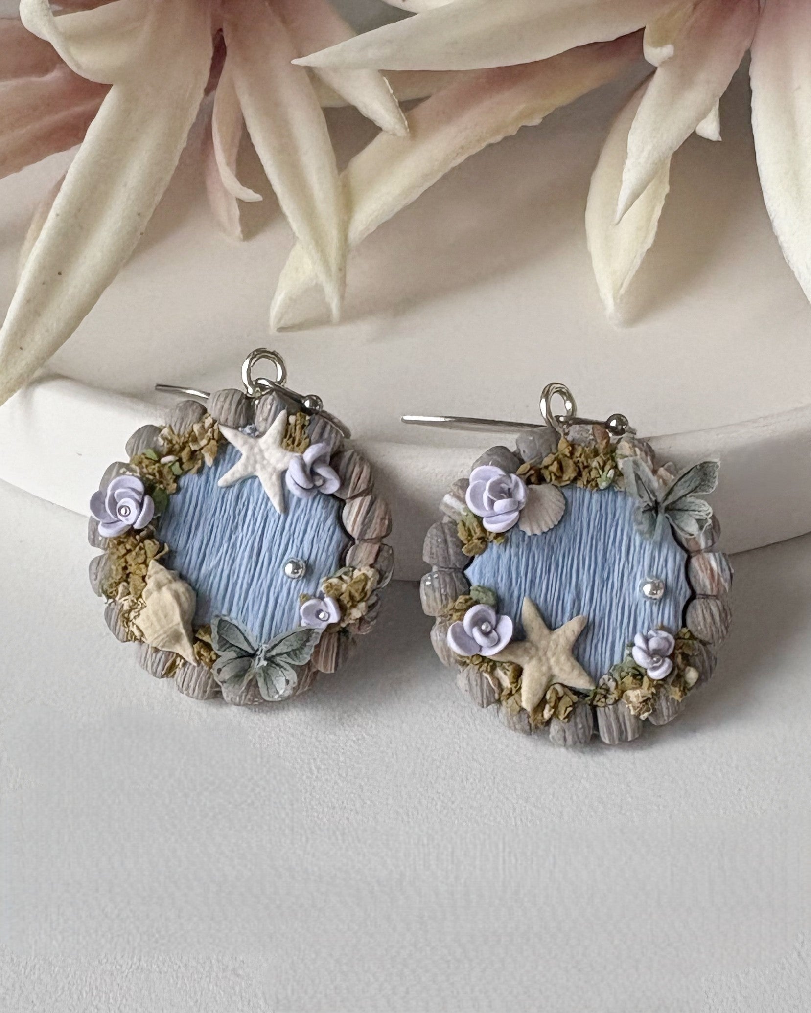 Fairy Door Earrings | Hobbit Door | Coastal