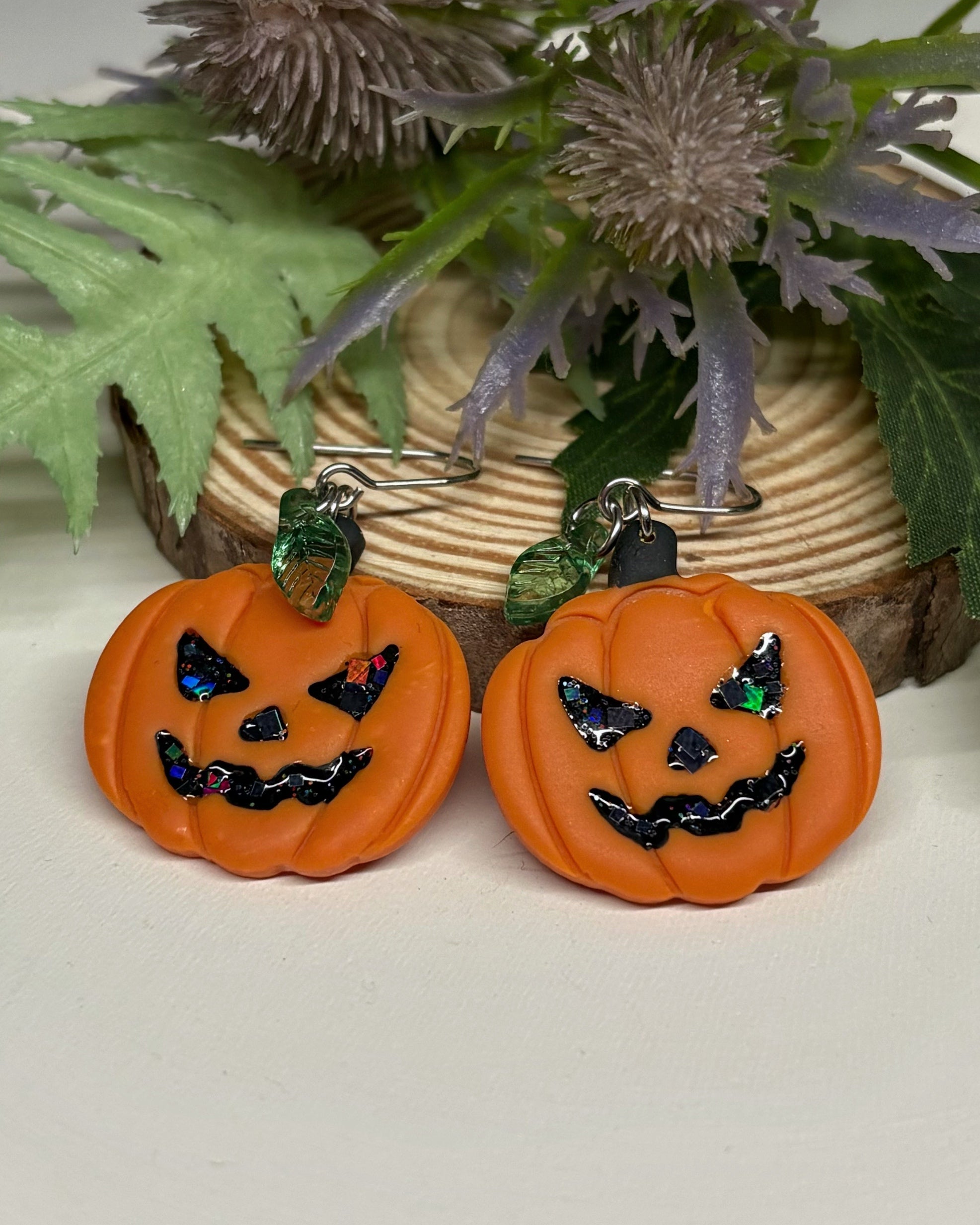 Halloween Pumpkin Earrings