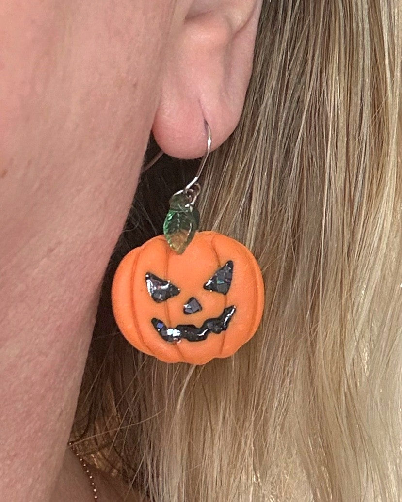 Halloween Pumpkin Earrings