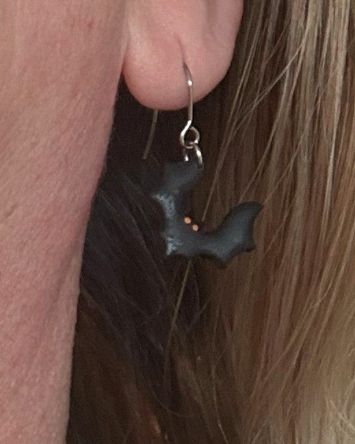 Halloween Bat Earrings