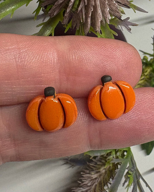 Halloween Pumpkin Studs