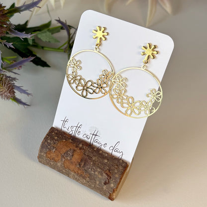 Lerwick | Gold Drop Earrings
