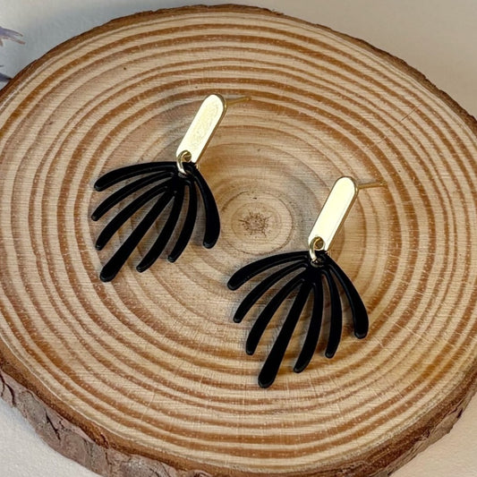 Nairn | Drop Earrings | Black