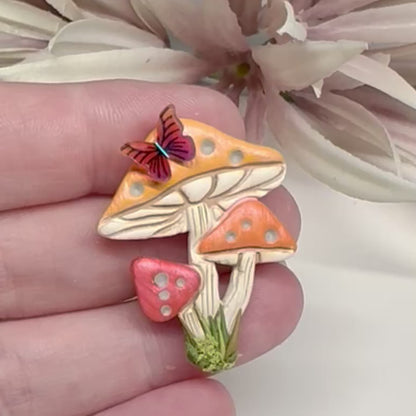 Mushroom Pin | Fairycore