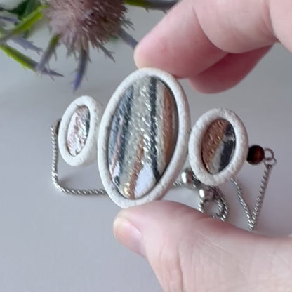 ABIGAIL Bracelet | Layered Geode