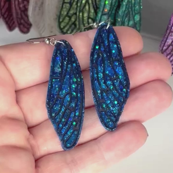 Fairy Wings Earrings | Opal Effect