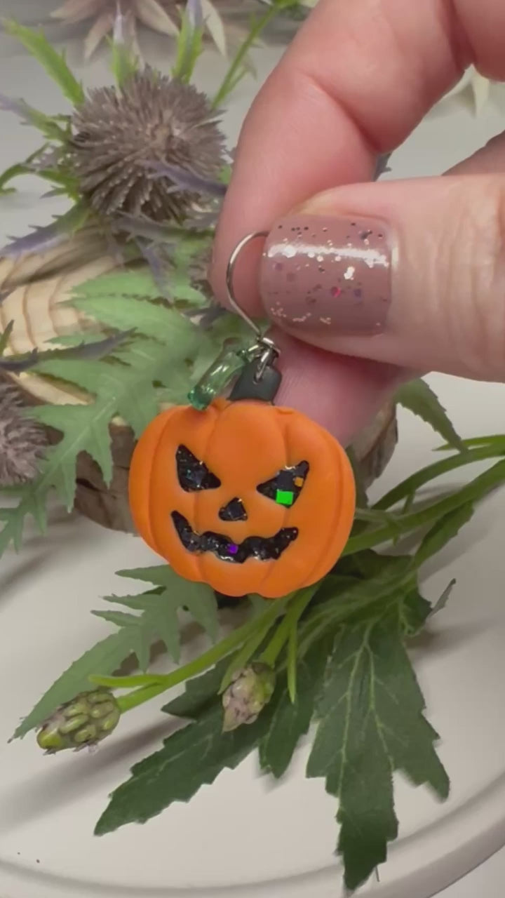 Halloween Pumpkin Earrings