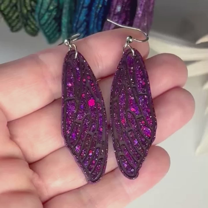 Fairy Wings Earrings | Opal Effect